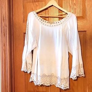Democracy NWOT Lace  Top